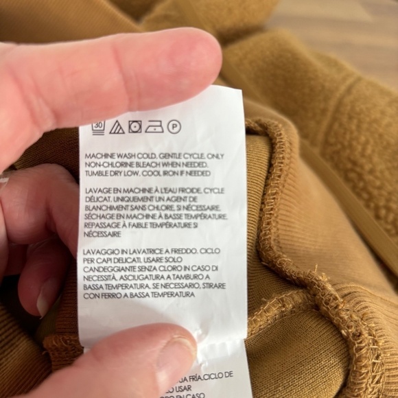 NWOT Club Monaco Teddy quarter zip hoodie size XS - Picture 10 of 14